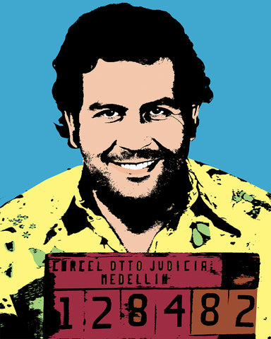 Pablo Escobar Mugshot No4