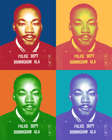Martin Luther King Mugshot No4
