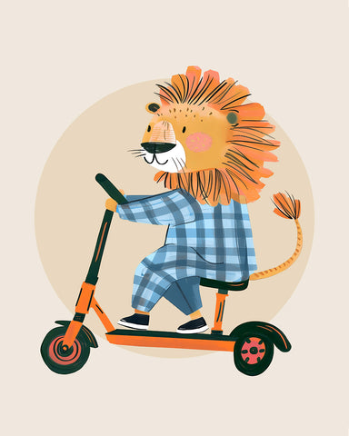 Lion Riding Scooter