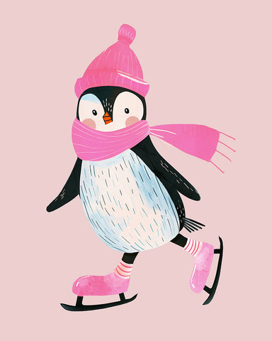 Ice Skating Penguin