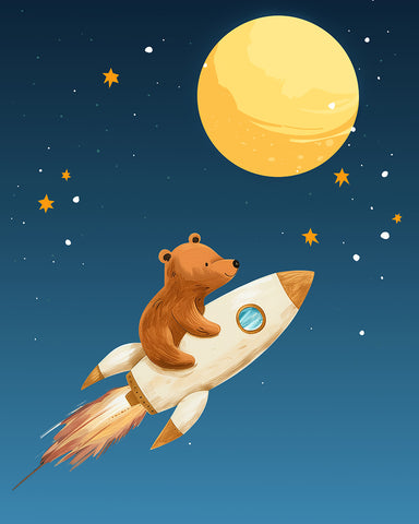 Bear on a Rocket