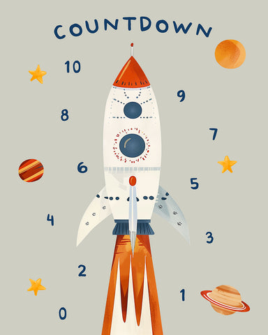 Rocket Ship & Countdown