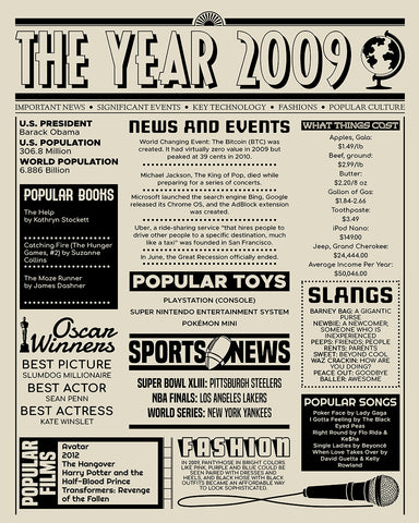 The Year 2009