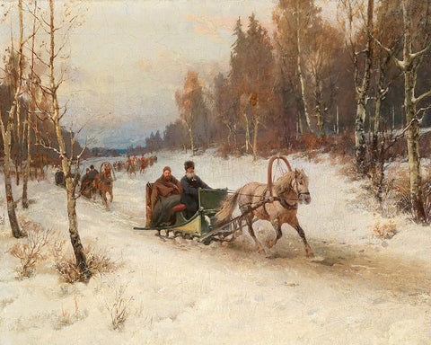 Sleigh Ride in Winter