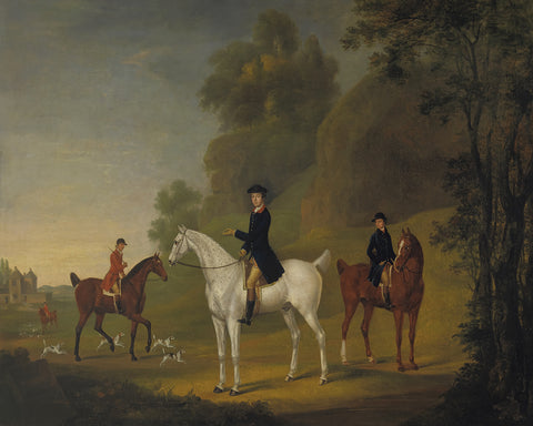 Lord Bulkeley and his Harriers