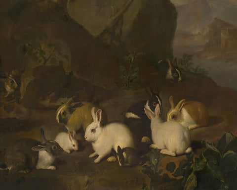 Landscape with Hares