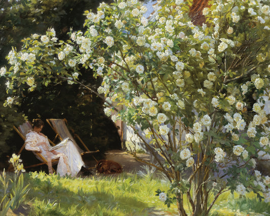 Marie Krøyer Seated in the Deckchair