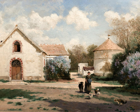 Scenery outside Paris