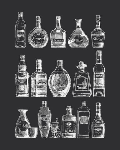 Alcohol Bottles No7