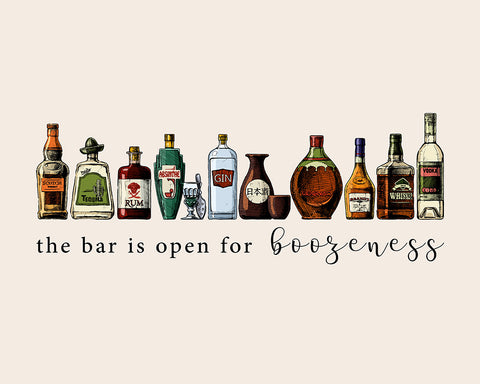 The Bar is Open for Boozeness No7