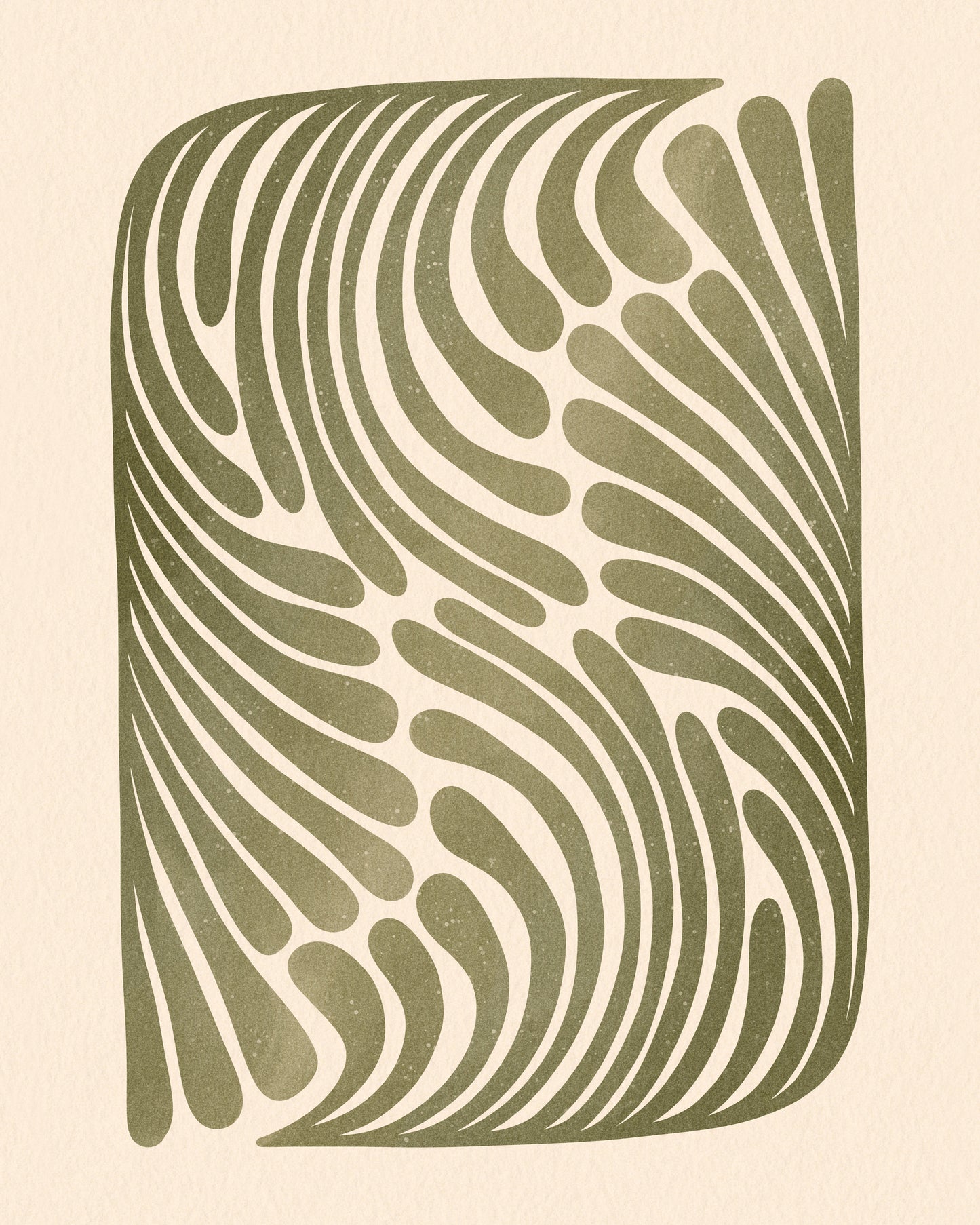 Muted Green Botanical