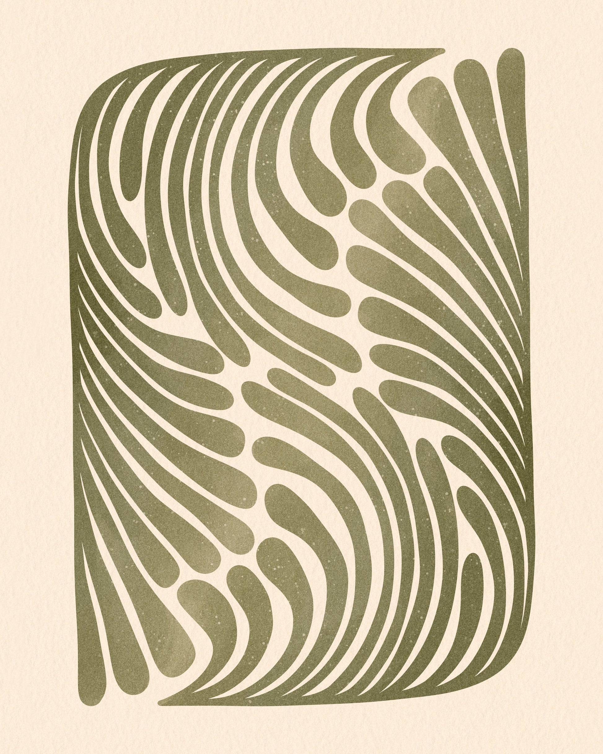 Muted Green Botanical