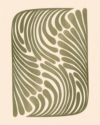 Muted Green Botanical