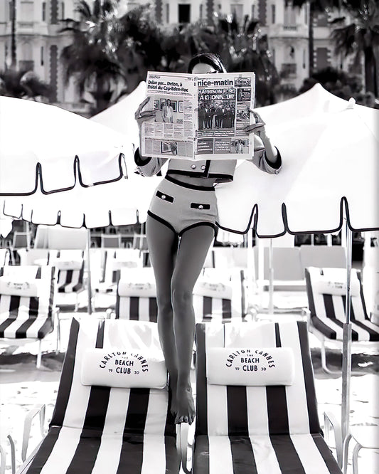 Woman Reading Newspaper No2