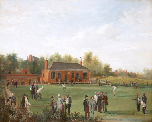 Opening Game of the Oldham Subscription Bowling Green, Frankhill