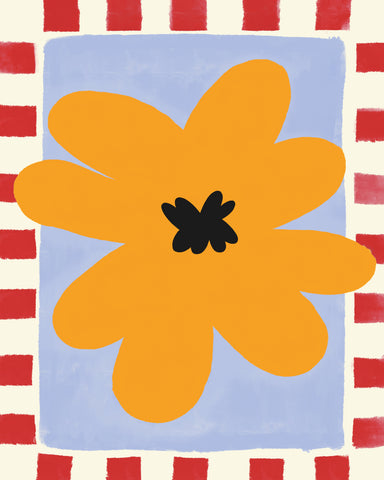 Yellow Whimsical Flower