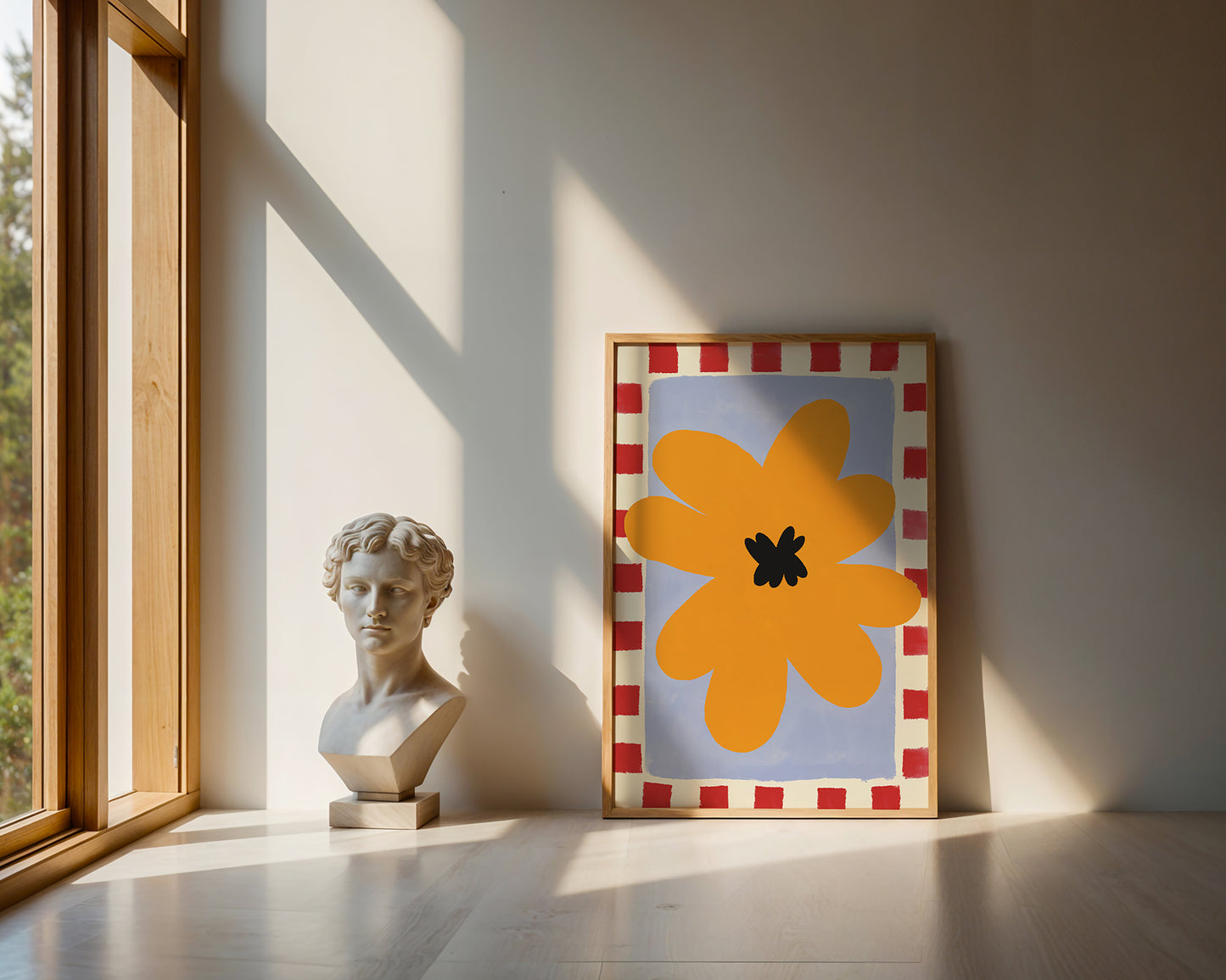 Yellow Whimsical Flower