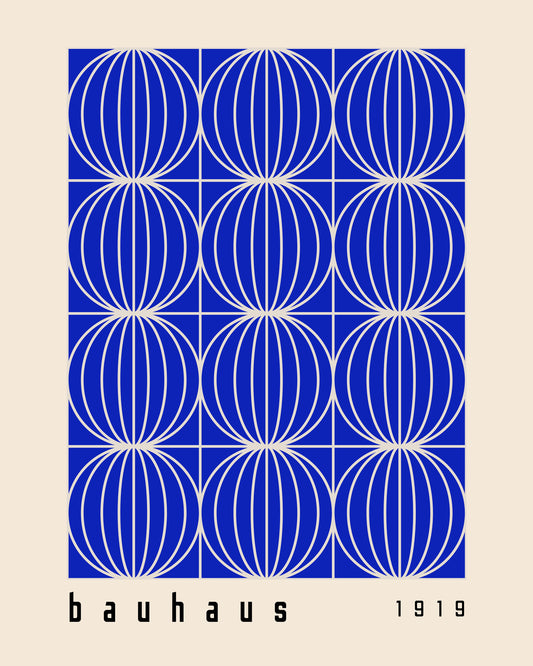 Bauhaus - Blue Geometric