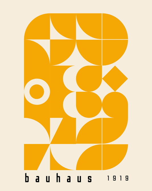 Bauhaus - Yellow Geometric