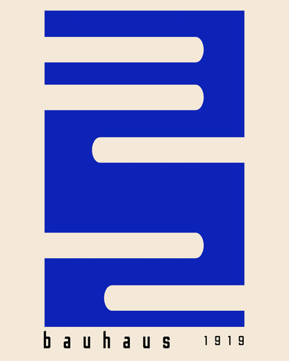 Bauhaus - Blue Graphics