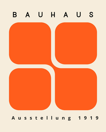Bauhaus - Orange Blocks