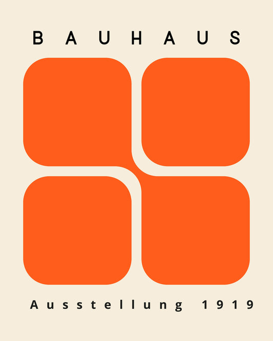 Bauhaus - Orange Blocks