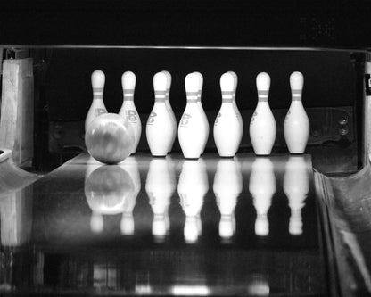 Bowling Ball & Pins
