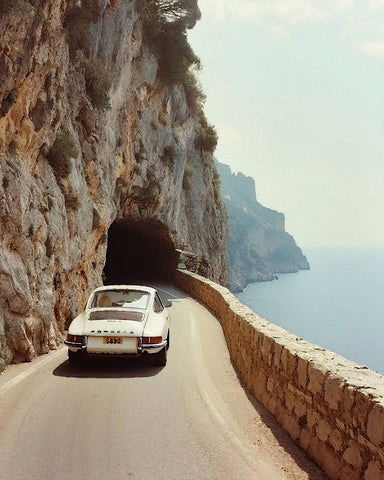 Driving Along Amalfi Coast