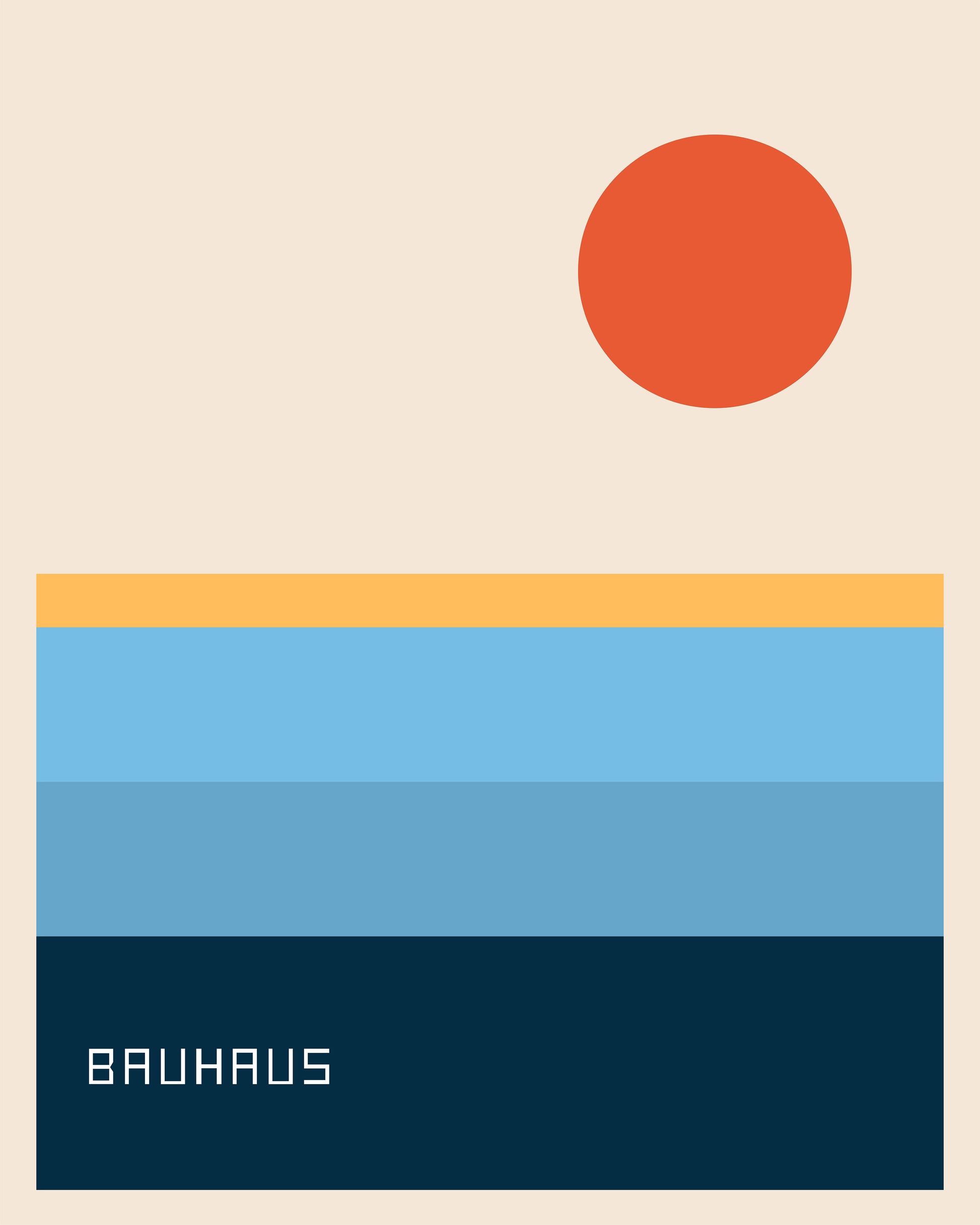 Bauhaus - Sunset Over Sea