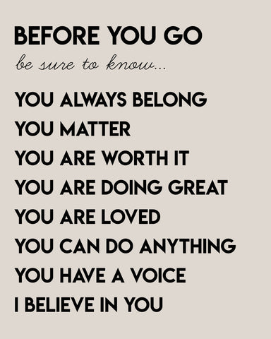 I Believe In You
