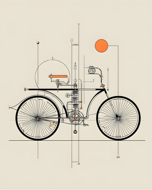 Bicycle Line Art