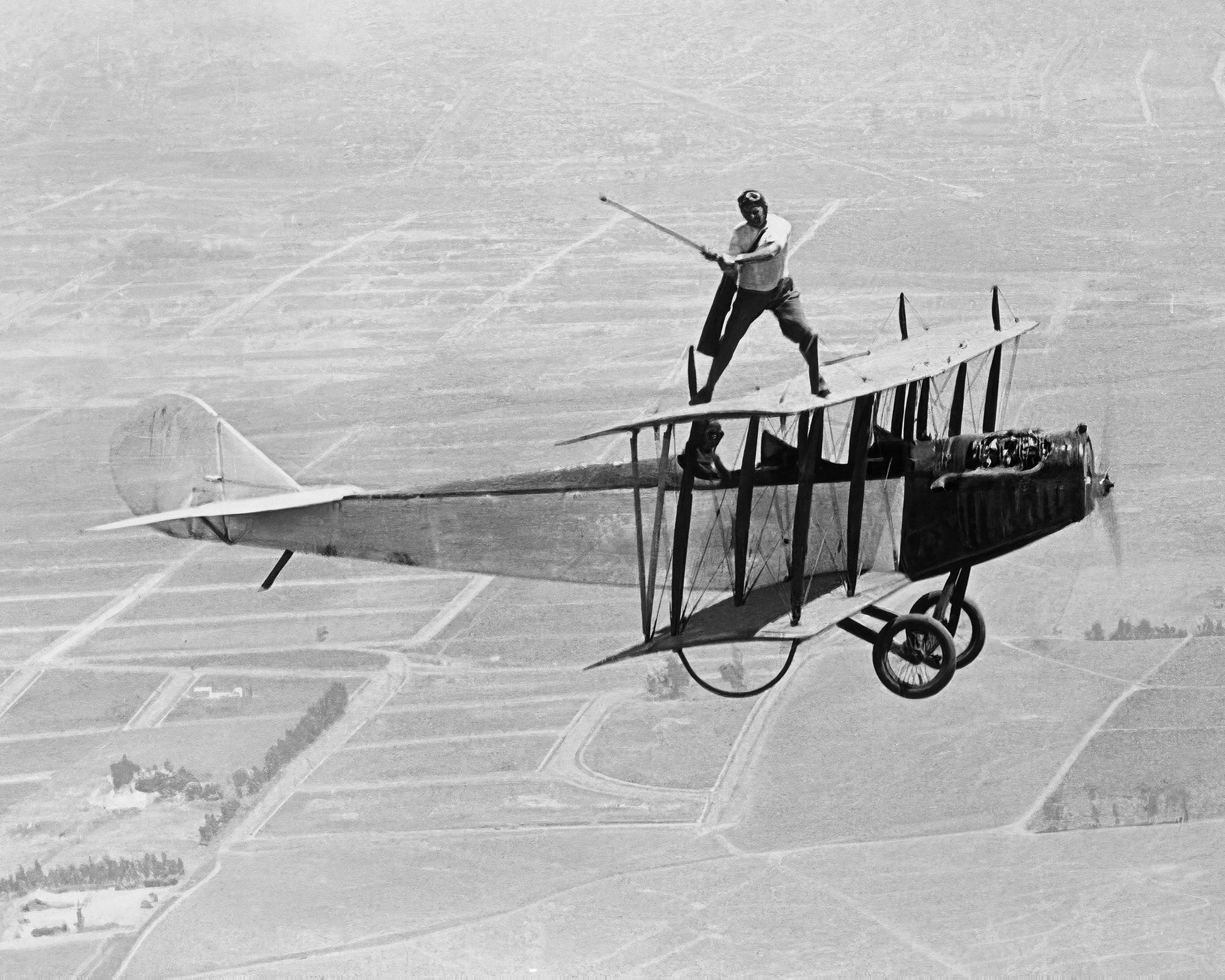 Golfing on Biplane