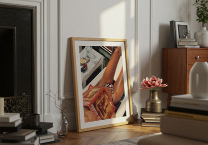 Sunbathing on a Lounge Chair