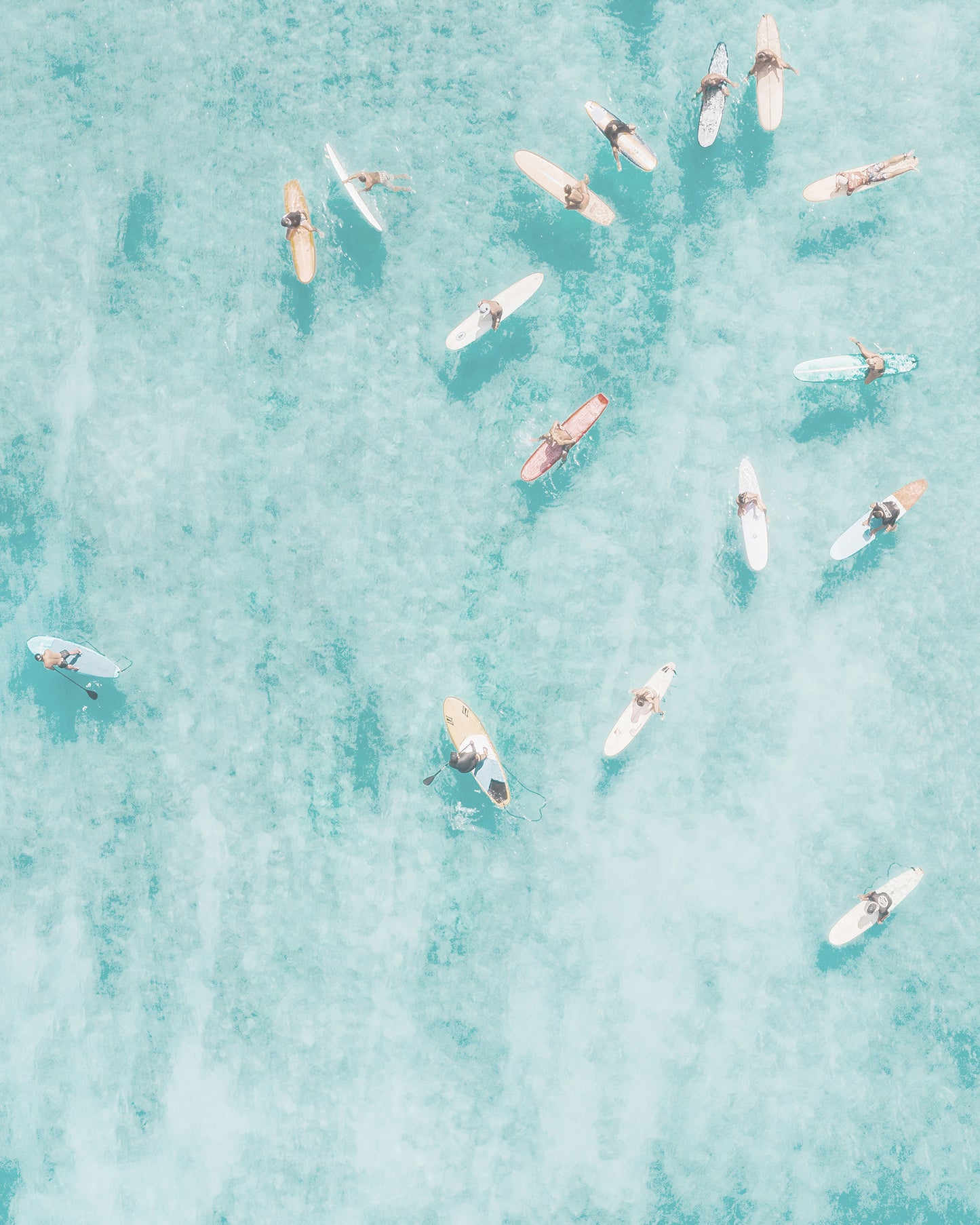 Surfers in the Water