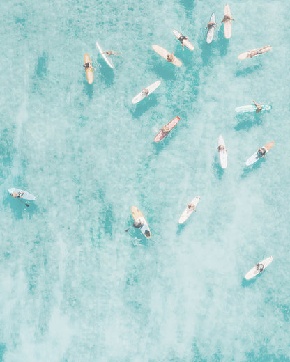 Surfers in the Water