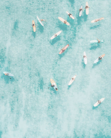 Surfers in the Water