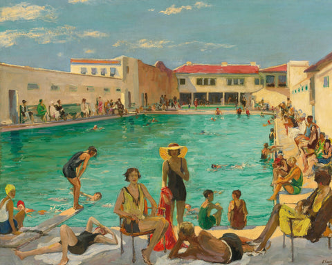 Pool Lounge Painting