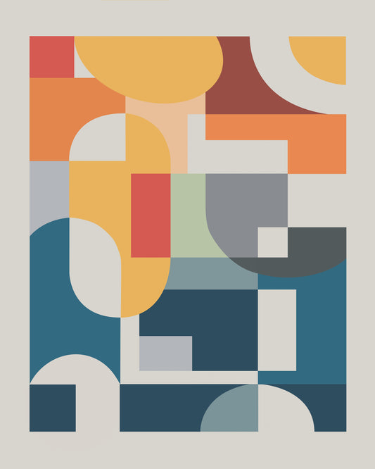 Geometric Abstract NO2