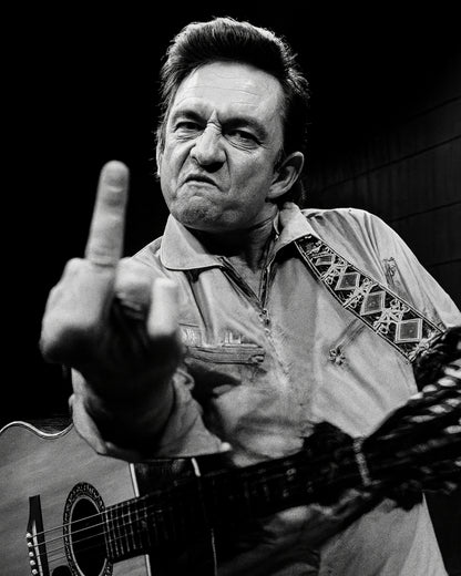 Johnny Cash Middle Finger
