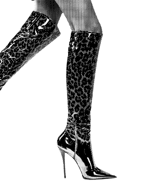 Leopard Print Boots