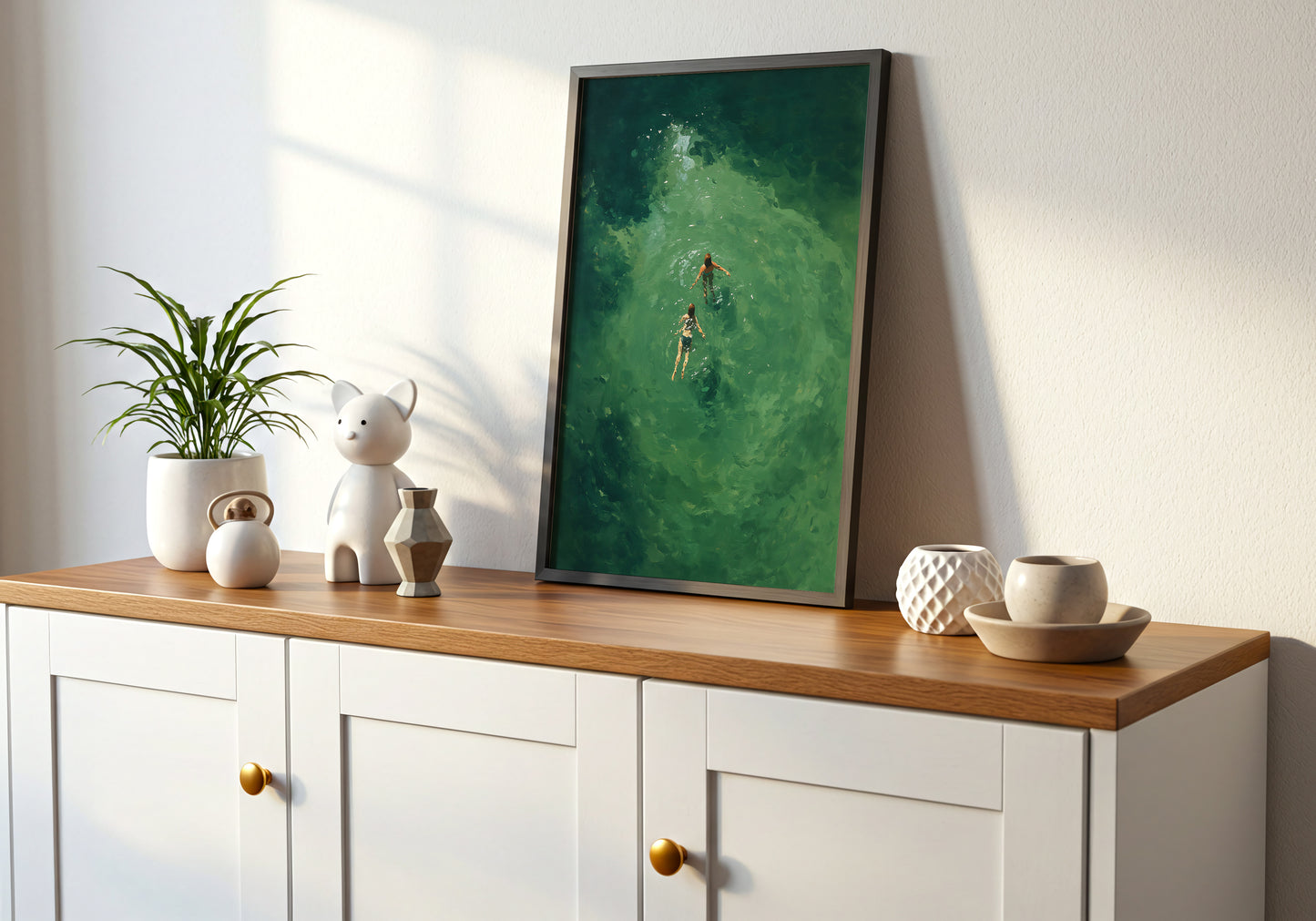 Swimming in Green Water