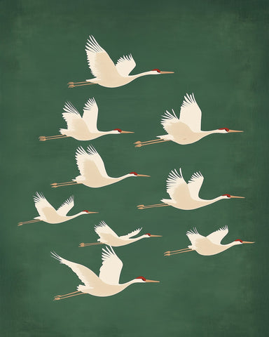 Cranes in Flight