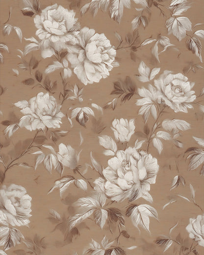 Beige Floral Roses