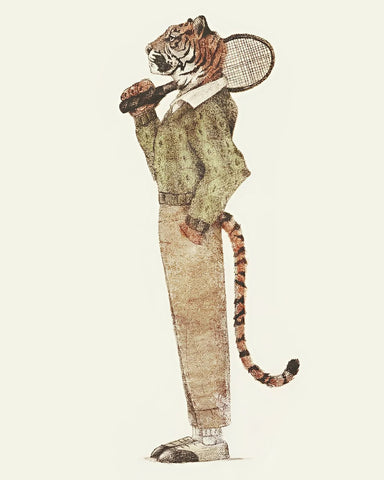 Tiger Tennis Player NO2