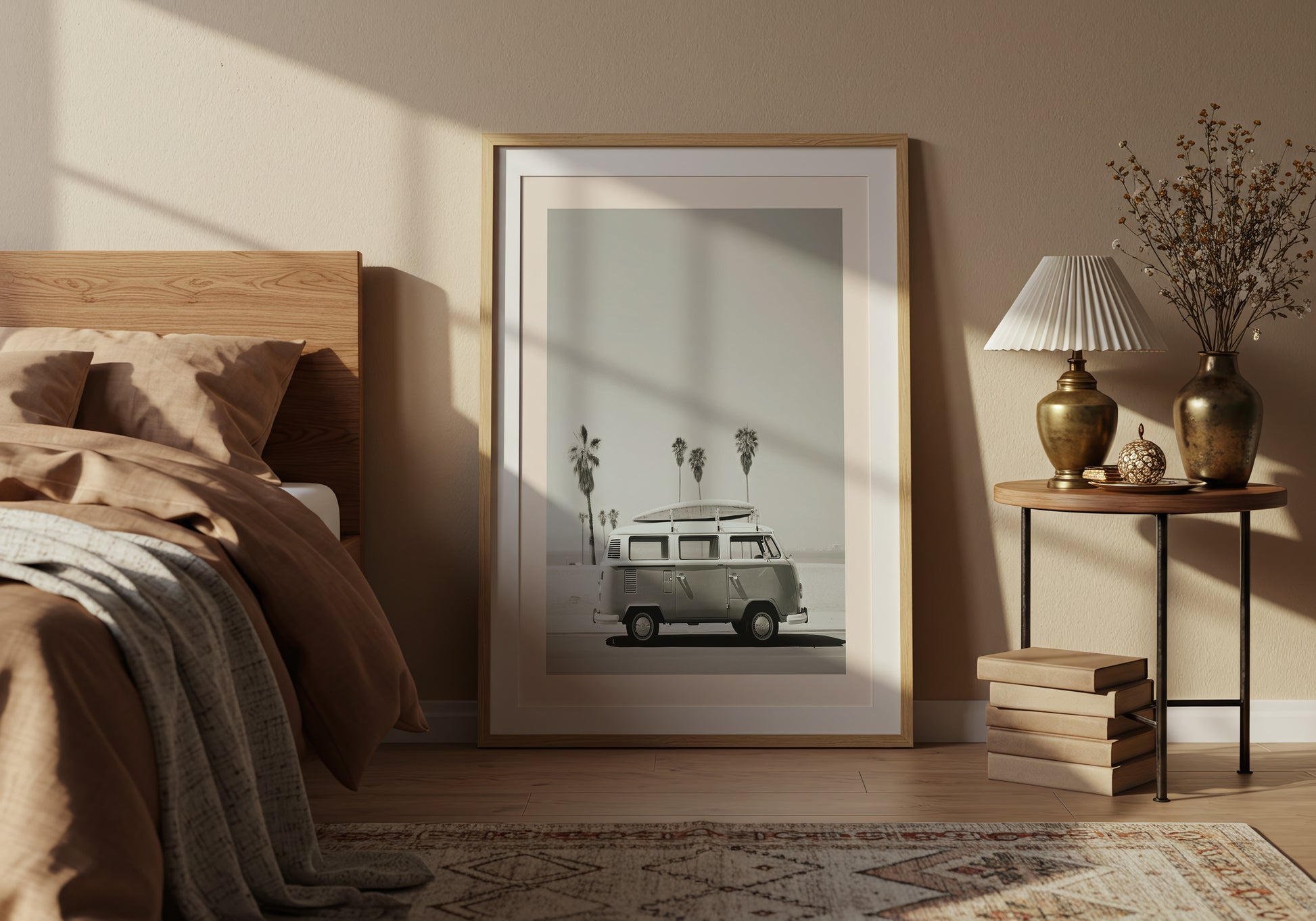 Coastal Road With Palm Trees