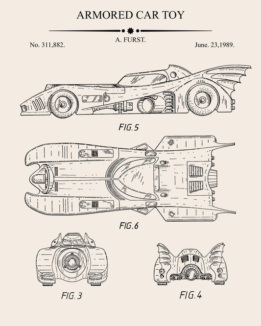Armored Car Toy Patent