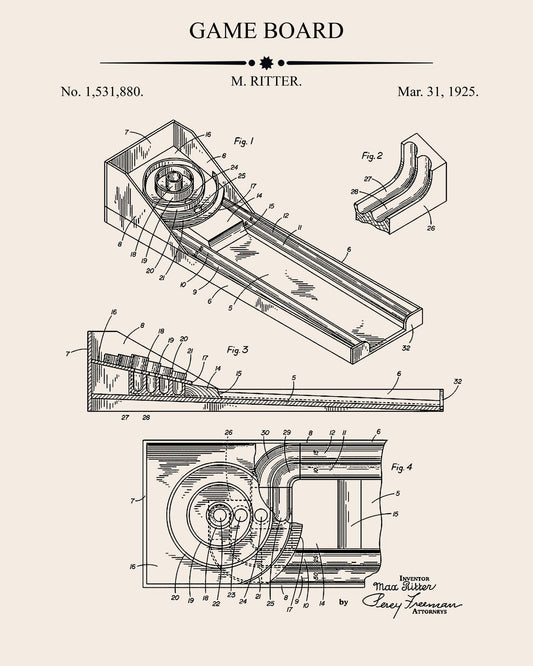 Game Board Patent