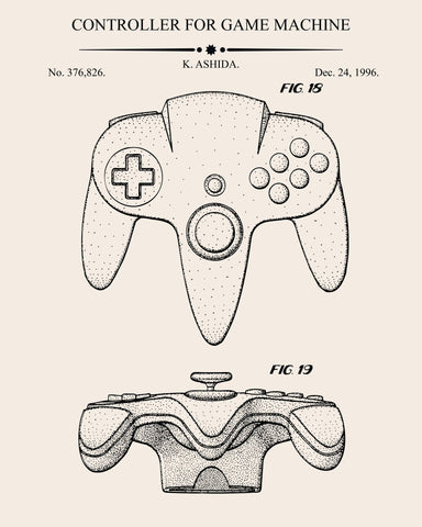 Controller For Game Machine Patent