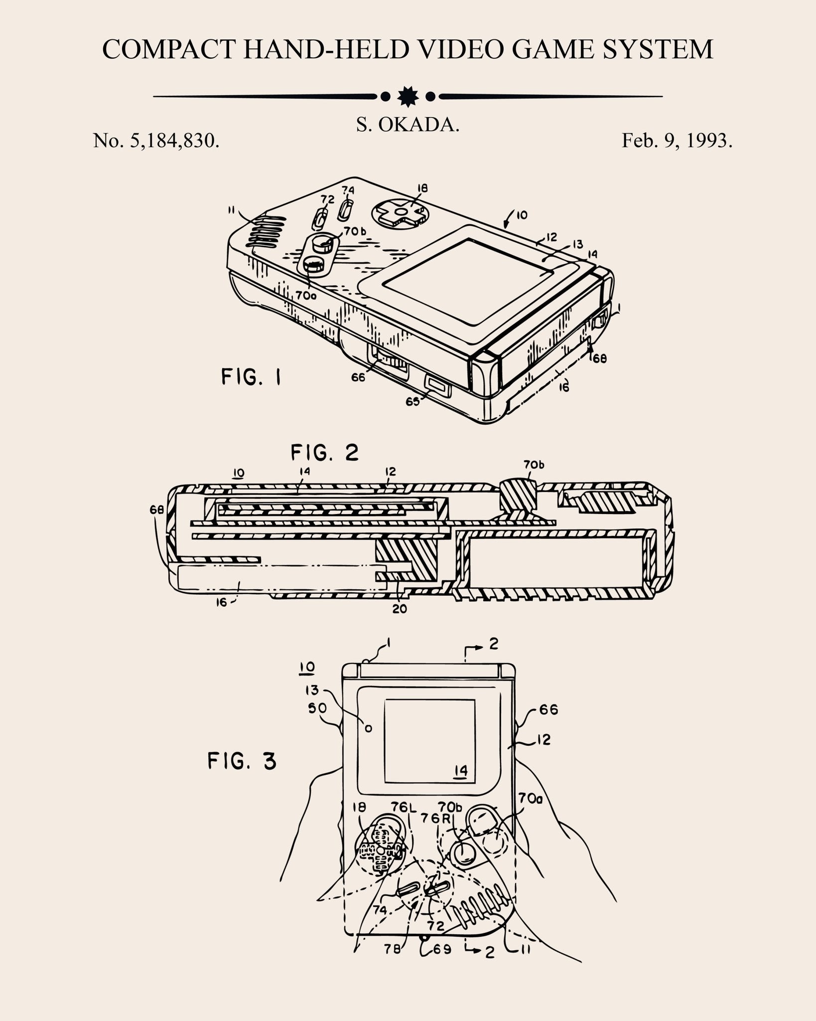 Compact Hand-Held Video Game System