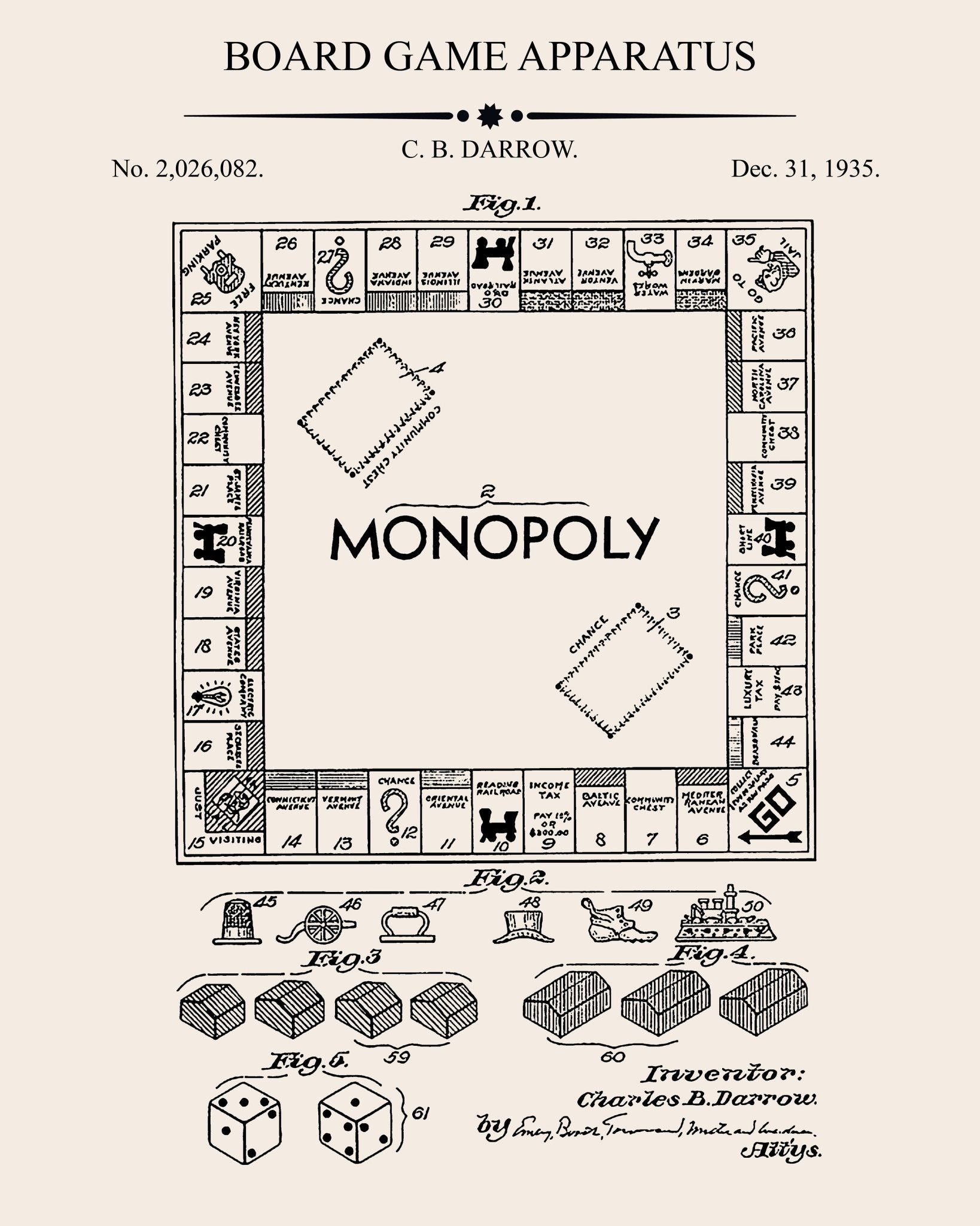 Board Game Apparatus Patent